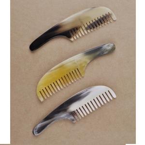Peigne en corne de buffle naturel de qualité supérieure, peigne en corne de bœuf pour cheveux bouclés, nouveaux styles de peignes disponibles - Product Image 2
