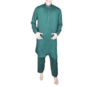 Shalwar Kameez Transpirable para Hombre 2026, Algodón y Seda, Ropa Casual Pakistaní, Servicios OEM al por Mayor - Product Image 6