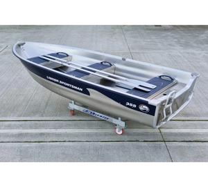 Bateau de pêche en eau douce de luxe d'occasion 2023 Linderr Sportsmann 355 4m avec coque en aluminium à plancher plat à vendre - Product Image 6