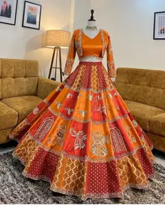 Yeni Bollywood stil Lehenga Choli ipek Dupatta düğün kıyafeti satın almak toplu tedarikçisi için hindistan DGB ihracat koleksiyonu