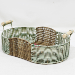 Artex Dong Thap Factory <b>Plastic</b> <b>Basket</b> with Handle Storage Organizer for Kitchen Home Office and Multipurpose Use - Product Image 5