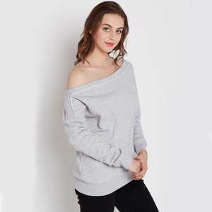เสื้อแขนยาวเปิดไหล่สำหรับผู้หญิงเสื้อสเวตเตอร์เปิดไหล่เซ็กซี่ - Product Image 1