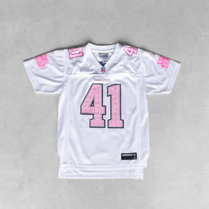 Maillot de football américain rétro en maille de football américain conçu sur mesure en gros, entièrement imprimé par sublimation, court surdimensionné, Style Streetwear - Product Image 1