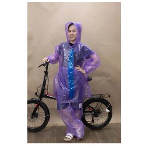 เสื้อกันฝนสำหรับปั่นจักรยานแบบพกพาขนาด120ซม. นำกลับมาใช้ใหม่ได้ - Product Image 2