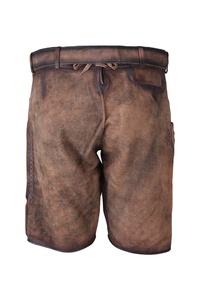 Trachten Lederhosen Kurz Brown - Oktoberfest Lederhose <b>Hotpants</b> Bavarian - Product Image 3
