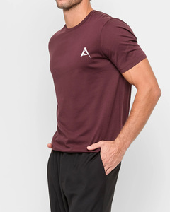 Vente en gros tendance surdimensionné demi-manches t-shirt pour hommes 100% coton avec logo personnalisé broderie et impression numérique - Product Image 6