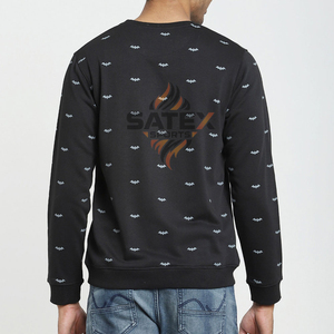 เสื้อสเวตเชิ้ตผ้าฟลีซปักลายเรียบง่าย คอกลม แขนยาว ใส่ได้ทั้งชายและหญิง สกรีนโลโก้ได้ เป็นมิตรกับสิ่งแวดล้อม สวมใส่สบายในฤดูหนาว เนื้อผ้าหนา 100% ผ้าฝ้าย - Product Image 3