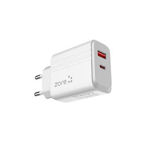 Netzy PL06 Cargador de Viaje 2 en 1 Tipo-C de 20W Blanco 20W-Blanco - Product Image 6