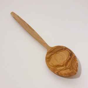 Elegante Cuchara de Madera Hecha a Mano con Acabado Rústico, Agarre Cómodo, Utensilio para Cocinar y Servir - Product Image 2