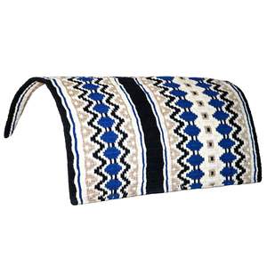 Venta caliente Manta de sillín de lana personalizada Almohadilla de equitación occidental Manta ecuestre duradera Fabricante DE LA India - Product Image 3