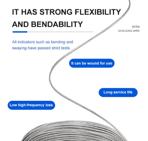 Câble de compensation thermocouple blindé de type K industriel 100M à 2 conducteurs - Product Image 4