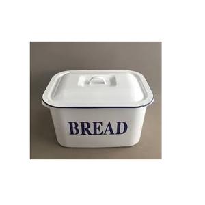 Caja de pan de Metal para decoración de granja, mesa de cocina Popular de acero inoxidable, con tapa, novedad - Product Image 3