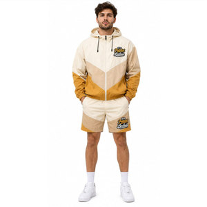 NIMBORO SPORTSWEAR Lightweight Breathable Fitness Training Windbreaker Shorts <b>Set</b> Men's Active Sportswear Performance - Product Image 3