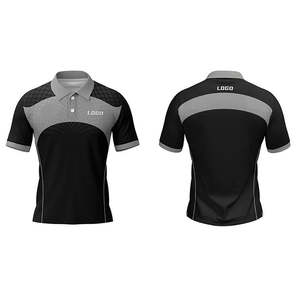 Chemises de golf pour hommes 2025 de qualité supérieure, 100 % coton, couleur unie, séchage rapide, respirantes, coupe standard, 2 boutons, pour le sport - Product Image 1