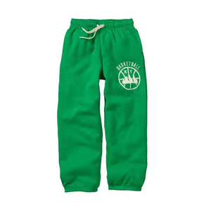 Pantalon de survêtement ample pour homme, bordeaux, avec surpiqûres contrastées, cordon de serrage à pompons, taille élastique, logo personnalisé, style streetwear - Product Image 4