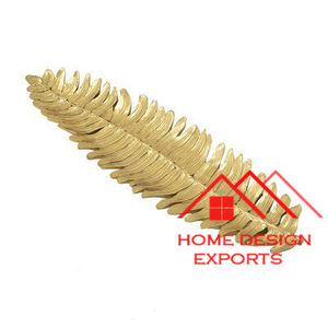 Plato decorativo de hoja chapada en oro de gran venta, porciones de tendencia para boda y fiesta, pedido mínimo de 100 Uds. - Product Image 1