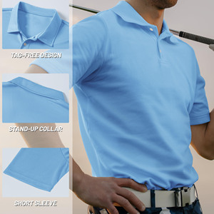 Camisas Polo de Algodón de Alta Calidad para Hombre al por Mayor, Camisas Polo de Lujo Personalizadas para Hombre de Talla Grande, Camisetas Polo con Diseño Personalizado - Product Image 2