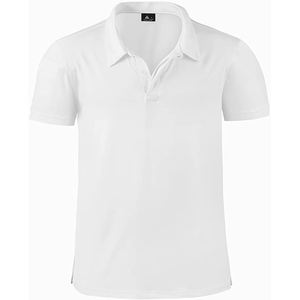 Polo Blanco de Golf para Hombre, Ligero y Transpirable, Cuello Camisero, Suministro al por Mayor para Exportación - Product Image 4