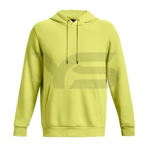 Vente en gros de sweat à capuche pour homme en coton avec logo personnalisé pull en molleton élégant à manches longues avec cordon de serrage solide délavé à capuche élégant - Product Image 1