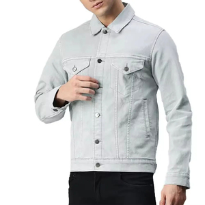 Custom Men Winter Embroidery Patches Denim Jacket For Men Casual Warm Trucker <b>Punk</b> <b>Jeans</b> Coat Outwear patchwork <b>Jeans</b> Jacket - Product Image 3