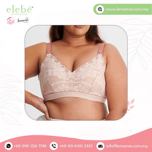 Sujetadores de lactancia de látex XL de alta calidad, ropa de dormir informal, diseño de encaje, cobertura de copa completa, Sujetador de lactancia de maternidad sin costuras, sin cables - Product Image 4