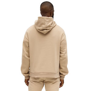 ชุดวอร์มผู้ชายคุณภาพสูงแบบกำหนดเอง เสื้อฮู้ดแบบสวมหัว ชุดลำลองผ้าฟลีซฝ้าย 100% สไตล์สตรีทแวร์ ออกแบบโลโก้ตามสั่ง - Product Image 2