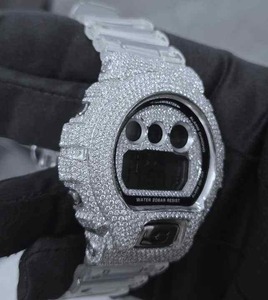 Exquisito Reloj de Diamantes para Hombre, Reloj de Lujo con Incrustaciones de Moissanita, Accesorio de Moda de Acero Inoxidable de Alta Calidad - Product Image 2