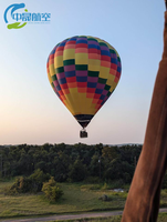 Outil de promotion extérieur accrocheur de décor gonflable de publicité de montgolfière