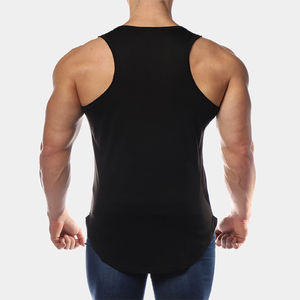 Débardeurs de sport décontractés pour hommes Débardeurs personnalisés en coton et polyester Séchage rapide Respirant pour le sport Utilisation quotidienne Usine - Product Image 6