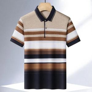 เสื้อโปโลแขนสั้นผู้ชาย, เสื้อโปโลลำลองฤดูร้อนปกแถบเสื้อยืดธุรกิจผู้ชาย - Product Image 5