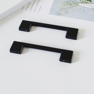 Heavy Duty Zinc Alloy Bar Furniture Handles Drawer Pulls Contemporary Design Eco-Friendly Brushed Nickel <b>Black</b> Home Office - Product Image 4