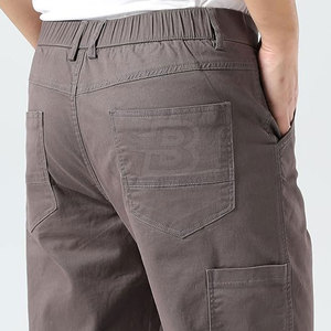 Fait sur mesure de haute qualité hommes pantalons meilleur matériel hommes pantalons vêtements décontractés hommes pantalons tissu de coton léger décontracté personnalisé droit - Product Image 6