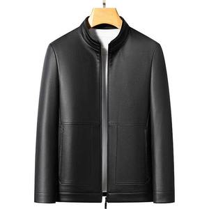 High Quality Men's Wool Varsity <b>Jacket</b> with <b>Fur</b> Decoration Windproof Cotton Filled Casual Style Wholesale Available - Product Image 1