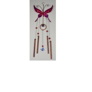 Oiseau suspendu en métal, Tubes en verre, carillons éoliens, cloches pour l'extérieur/intérieur, zone de paysage, cloches en fer en laiton, carillons éoliens - Product Image 4