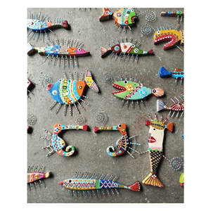 Artisanat professionnel personnalisé poisson en bois pour enfants jeu éducatif et signes muraux artisanat en bois boîtes en bois - Product Image 6