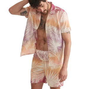 Short respirant anti-rétrécissement en polyester 100% personnalisé pour hommes, nouveauté, vêtements décontractés solides, vente en gros de tissu tricoté personnalisable - Product Image 3