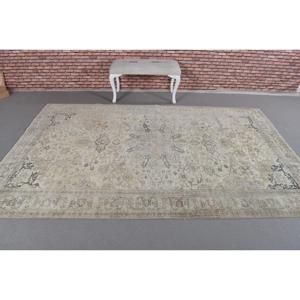 พรมขนาด 0.5x9.4 ฟุต, พรมวินเทจแบบ Runner, พรมลายปะติดสีเบจ - Product Image 3