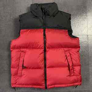 Alta calidad Otoño Invierno acolchado Street Wear sin mangas Slim Fit Stand-up Collar Zipper Puffer Mens Jacket Vest Mens - Product Image 2