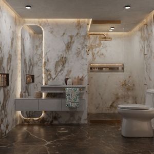 Hotel <b>Bathroom</b> Furniture Package per Room Vanity with Basin Top and <b>Mirror</b> Cabinet for Hotel Projects - Product Image 4