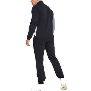 Vêtements de sport personnalisés de luxe grande taille pour hommes Survêtement de jogging à capuche léger de haute qualité avec fermeture à cordon logo avant - Product Image 3
