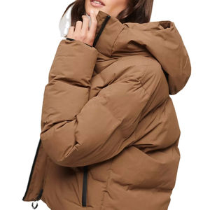 Nouvelle conception Veste coupe-vent zippée Vestes en duvet Logo personnalisé Veste à bulles d'hiver Veste matelassée pour femmes Veste gonflée 2026 - Product Image 5