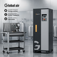 Compresseur d'air à vis silencieux portable 3HP 220V monophasé pour outils pneumatiques de bricolage, clé à chocs et kit de gonflage pour garage domestique