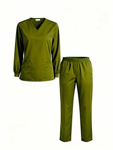 Ensemble de blouses médicales pour femmes, manches courtes, dernière tendance, design tendance, ensembles d'uniformes infirmiers, ensembles de blouses médicales pour infirmières, vente en tête en 2025 - Product Image 3
