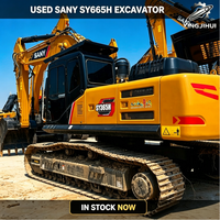 Excavatrice sur chenilles Sany SY365H de 36 tonnes, grande pelle hydraulique avec moteur Isuzu 6HK1, d'occasion, pour l'exploitation minière et la construction en Chine