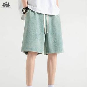 Shorts de Hombre 100% Algodón con Lavado Ácido |   Prenda Lavada |   Cintura Media |   Ecológico y de Secado Rápido |   Ropa Casual de Calle |   Proveedor OEM - Product Image 3