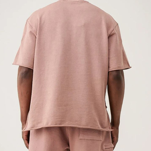 Newe, camiseta orgánica personalizada de alta calidad, camiseta de manga corta para hombres, camisetas de algodón de cáñamo, camiseta ajustada sólida, camiseta de verano para hombres - Product Image 6