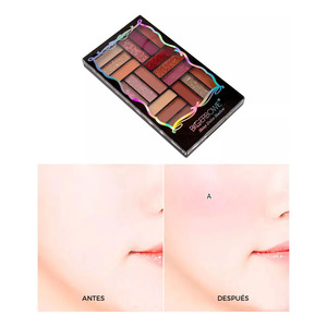 18 Shades Multicolor <b>Eyeshadow</b> Palette, Shimmer/<b>Matte</b> Colors - Assorted Colors - Product Image 6