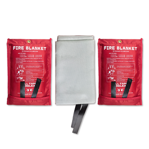 Couvertures anti-feu d'urgence résistantes à la chaleur en fibre de verre, protection ignifuge 550 degrés Celsius, couleur blanche - Product Image 6