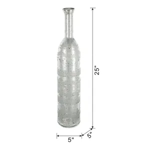 Vase à fleurs en métal fait main de luxe pour les espaces intérieurs élégants, vase de table écologique pour la décoration tendance des événements de Noël - Product Image 6