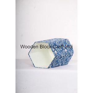 Poubelles hexagonales écologiques recouvertes de tissu de coton réduisant les déchets et minimisant les déchets et maximisant votre espace - Product Image 4